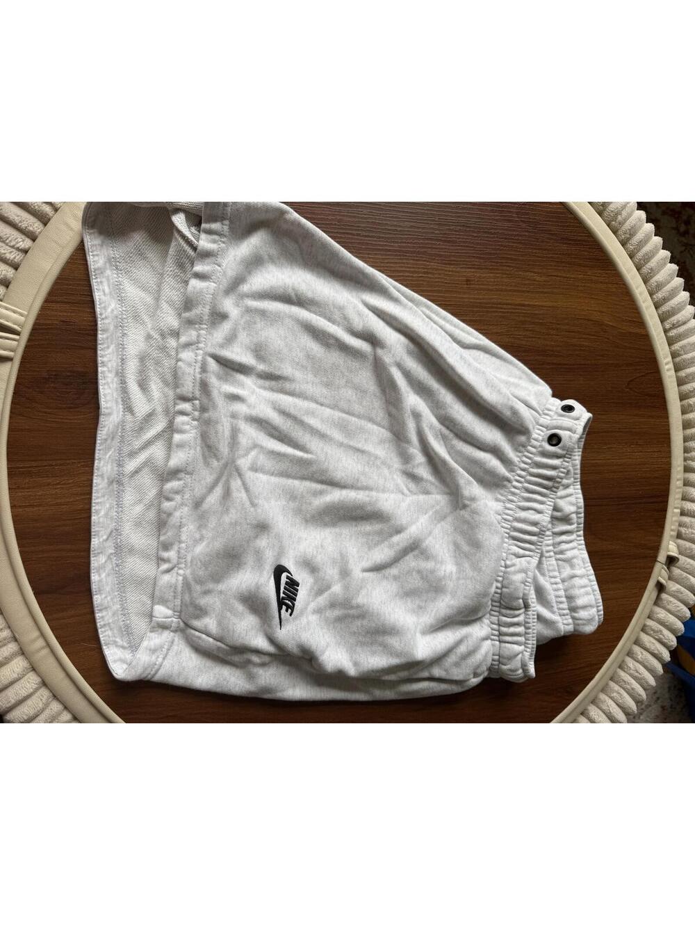 Nike Gray Athletic Shorts with Elastic Waistband